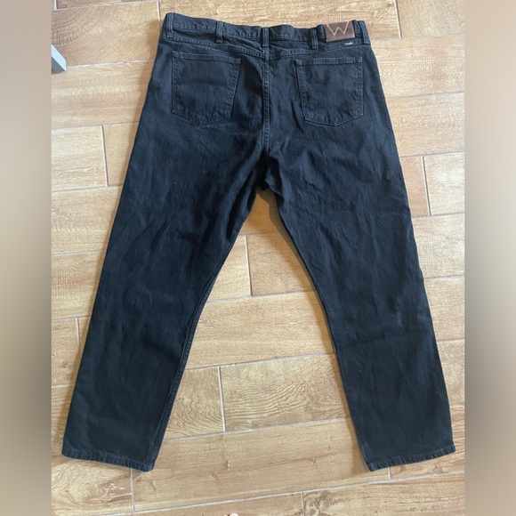 Wrangler Advanced Comfort Black Men’s standard jeans w 42 L 30 - Picture 8 of 9
